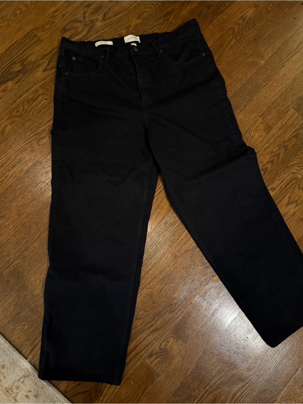 Universal Thread Black Straight-Leg Size 16